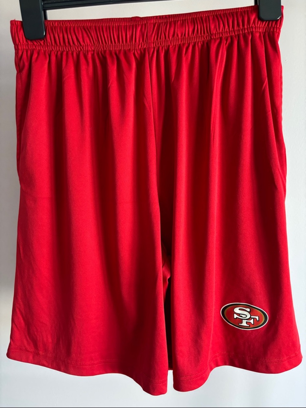Fanatics Men’s Athletic Shorts with SF Logo for San Francisco 49ers NFL team